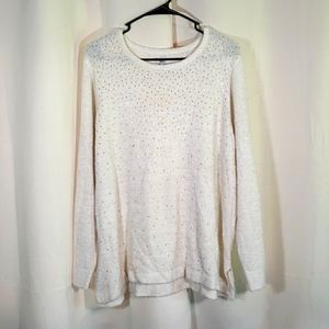 Womens Sweater Gold sparkles